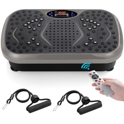 TEMU Home Fitness Vibration Plate With 5 Training Programs, Non-slip Belt, Full Body Massage Workout For Men And Women Image