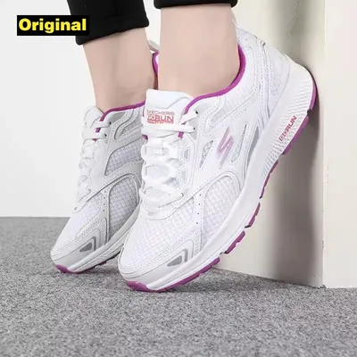 Skechers Women's Sneakers Summer mesh breathable casual running shoes Lightweight shock-absorbing