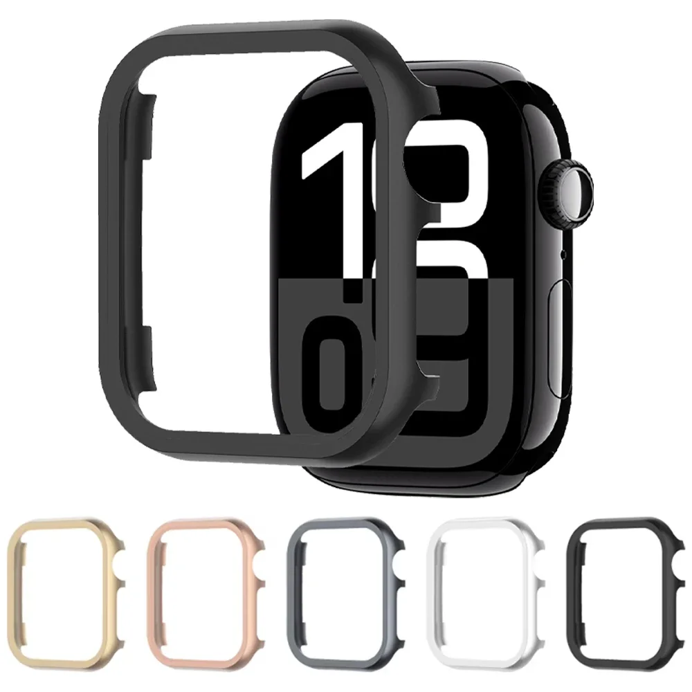 Metallgehäuse für Apple Watch10 46/42 mm, Zubehör, Stoßstangenhüllen aus Aluminiumlegierung, IWatch-Serie Ultra1/2 49 mm Rahmen-Schutzhülle Image