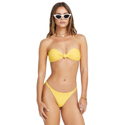 Bade-Shirt BILLABONG "Tanlines Lola", Damen, Gr. XL, Cup B, orange (sunburst), 91% Polyester, 9% Elasthan, Bikini-Oberteile Image