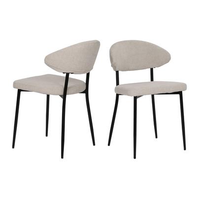 SIT Sit&Chairs »Noah« Stuhl 2er-Set beige 56x82x53 cm Image