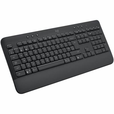 Logitech Signature K650 (Graphite) - Wireless Connectivity - Bluetooth/rf - 32.81 Ft - Chromeos - Pc, Mac - Aa Battery Size Supported - Graphite