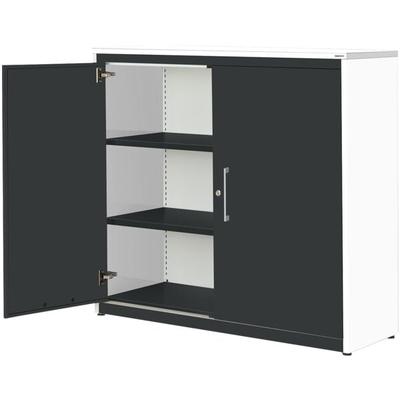 mauser Stahlschrank mit Flügeltüren »Kontoro« 3 OH 125 cm weiß, 125x123.5x48.2 cm Image