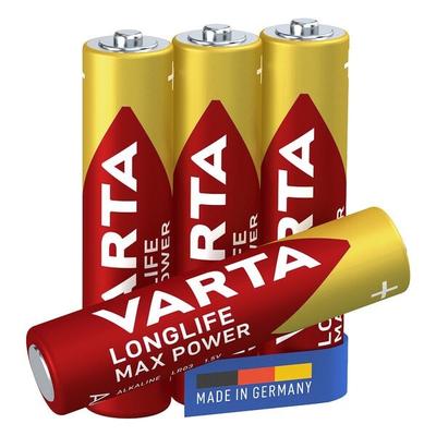 Varta 4er-Pack Batterien »LONGLIFE Max Power« Micro / AAA / LR03, 4.45 cm Image