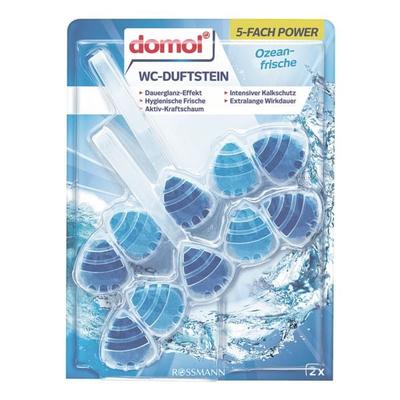 domol WC-Duftstein »5-fach Power Ozeanfrische« blau Image