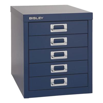 Bisley Schubladenschrank »MultiDrawer« A4, einbahnig, 5 Schübe blau, 27.9x32.5x38 cm Image