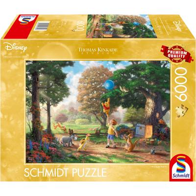 Puzzle SCHMIDT SPIELE "Disney, Winnie Pooh II von Thomas Kinkade", bunt, Puzzles, Kinder