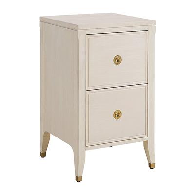 Callista 2-Drawer File Cabinet - Whitewash - Ballard Designs