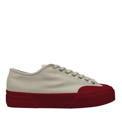Superga 2432 Collect Workwear - Off White F Red Trainers