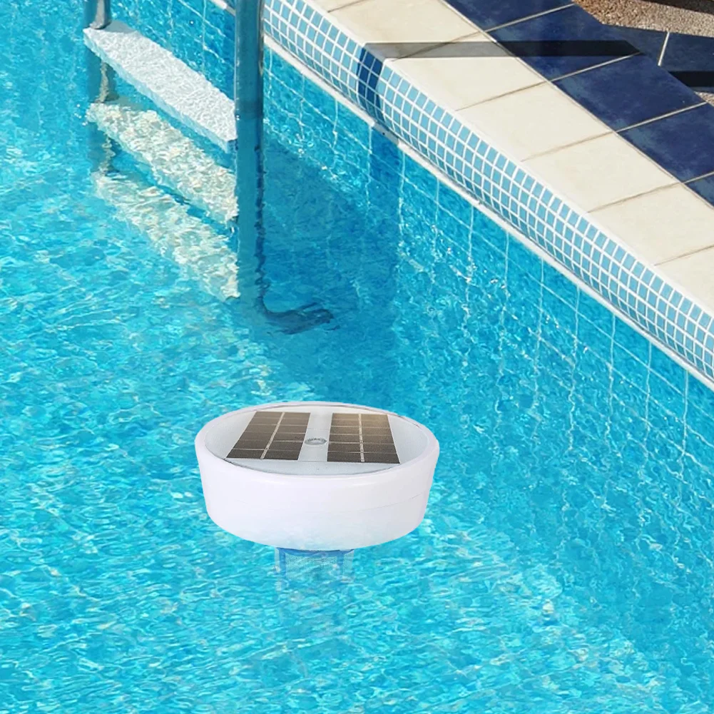 Kupfer-Ionisierung beseitigt Algen, automatischer Poolreiniger, 85 % weniger Chlor, Solar-Pool-Ionisator aus Kupfer, automatischer Schalter bis zu 35000 Gal Image