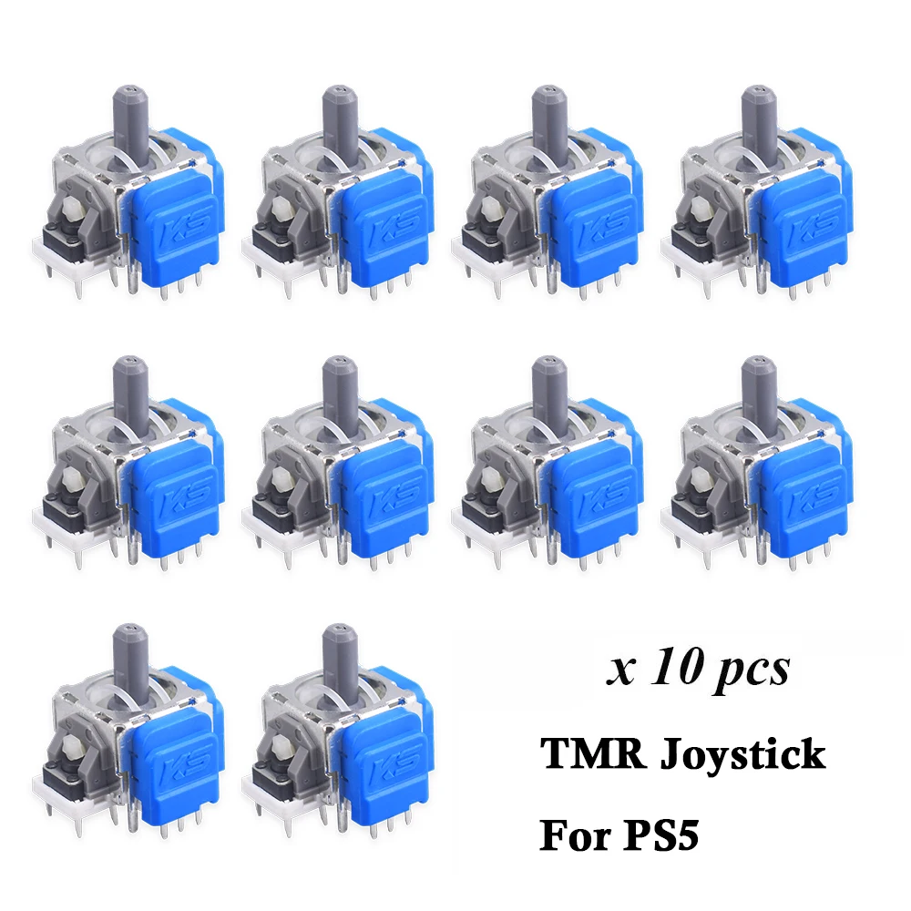 10 stücke TMR Elektromagnetische Joystick Für PS4 PS5 Gamepad 3D Analog Ersatz Thumb-Stick Für XBOX NS Controller Thumbstick Image