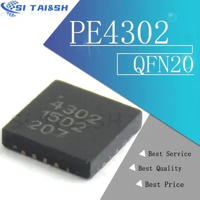 2pcs pe4302 pe4302 PE4302-52 qfn20 digital attenuator chip Image