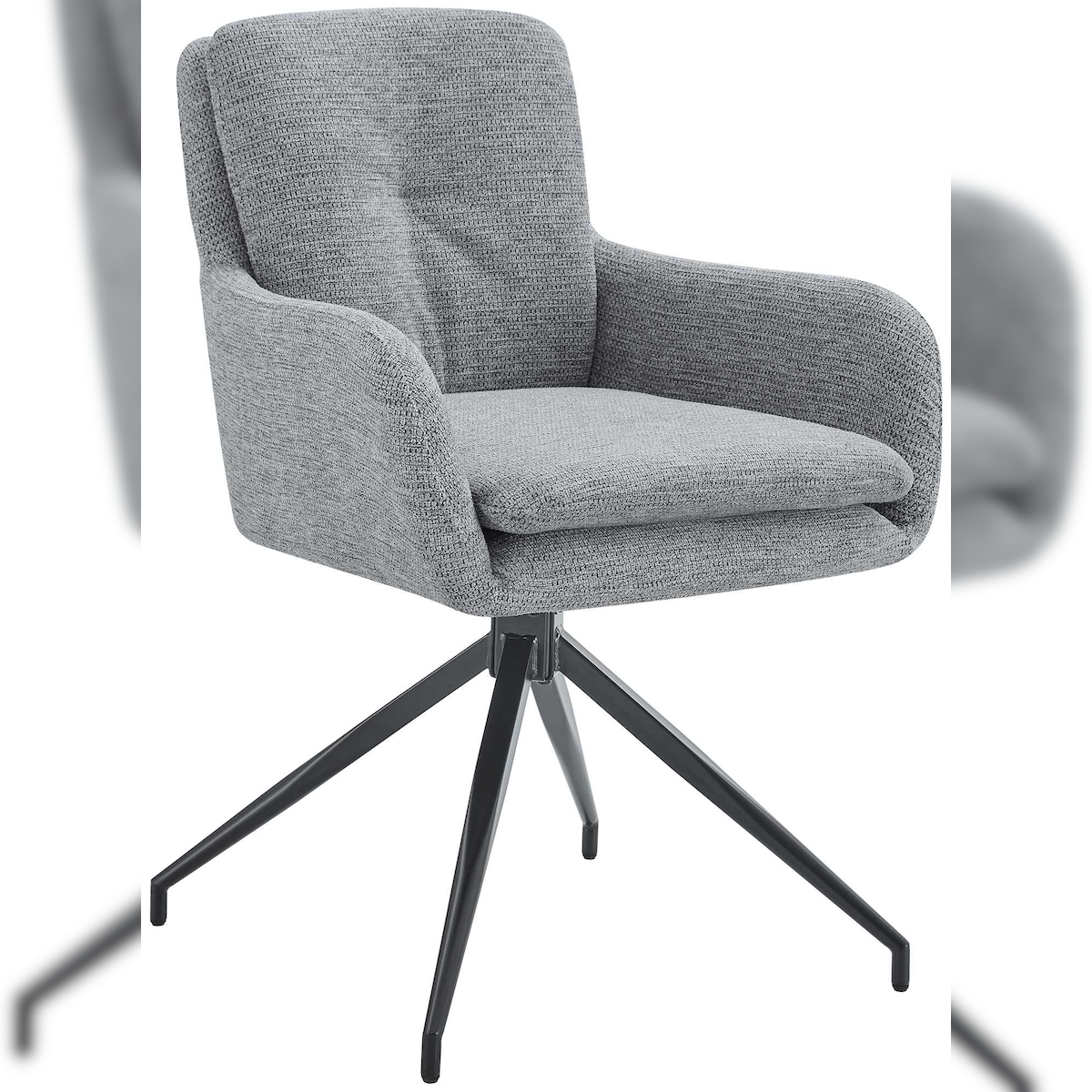 CLP Esszimmerstuhl Pickett Stoff grau Image