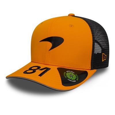 McLaren New Era Oscar Piastri 9SEVENTY Stretch Snap Cap – Papaya Image