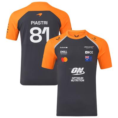 McLaren 2025 Team Oscar Piastri Driver Set Up T-Shirt – Phantom Image