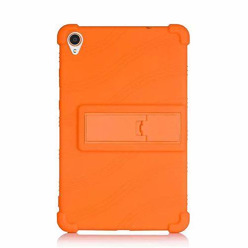 Case For Lenovo Tab M9 M8 4th Gen 8(TB300FU) M8 HD(TB-8505 FX) M8 FHD(TB-8705 FN) E8(TB-8304F) TAB 4 8 Plus(TB-8704 FN) Tab 3 8 Plus(TB-8703 FX) Tab 4 8(TB-8504 FN) Shockproof with Stand Back Cover Solid Colored Silicone