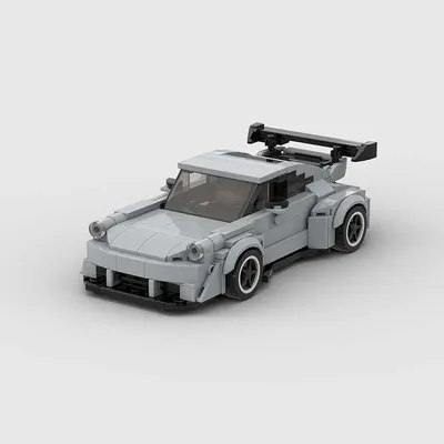 MOC RWB Wide Speed Champions Racer Cars City Sports Vehicle Assembly Model Building Blocks Creative