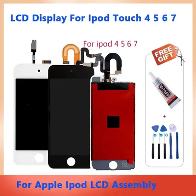 100% Tested For iPod Touch 4 5 6 7 LCD Display Touch Screen Sensor Digitizer Assembly For iPod Touch