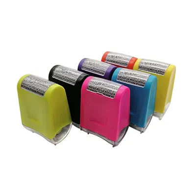Roller Identity Theft Protection Stamp For Guarding Your Id Privacy Confidential Data New Portable