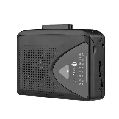 TONIVENT TON009 Portable Cassette Player AM/ FM Radio Auto Stop Mini Stereo Tape Player 3.5mm