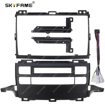 SKYFAME Car Frame Fascia Adapter Android Radio Audio Dash Fitting Panel Kit For Toyota land Cruiser