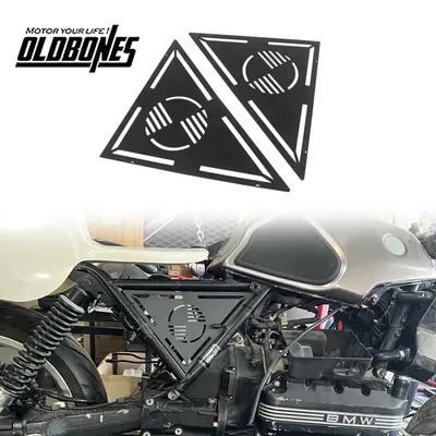 For BMW K75 K100 K100RS K100 RT Motorcycle Aluminium Side Panel Side Cowl Fairing Cover Frame Guard