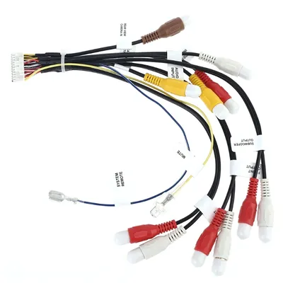24 Pin Plug Car Stereo Radio RCA Output Wire Harness Wiring Connector Adaptor Cable for Pioneer AVIC-F900BT and AVICF90BT