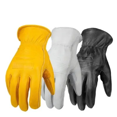 New Motorcycle Moto Gloves Sheepskin Leather Sports Windproof Anti Cold Anti Snowboard Ski Hiking