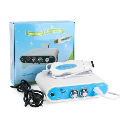 Powerful Ultrasonic Facial Skin Scrubber For Deep Cleaning Blackhead Acne Spots Remover Home Used