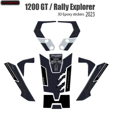 3D Epoxy Resin Protective Sticker Kit Tank Pad For Tiger 1200 Rally Explorer 1200 GT Explorer 2022