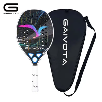 GAIVOTA 2025 Carbon fiber beach tennis racket 3K suitable for junior to senior professional