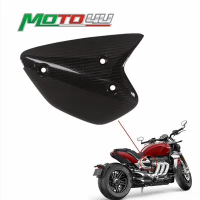 For Triumph Rocket III 2020 2021 2022 Side Panel 100% Carbon Fiber Motorcycle Rear Side Cover