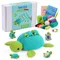 MIUSIE Crochet Kit for Beginners,Memory Matching Game,Crochet Start Kit with Step-by-Step Video