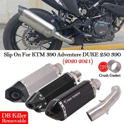 For KTM250 KTM DUKE 250 390 KTM390 Adventure ADV 2020 2021 KTM125 2021 Motorcycle Exhaust System