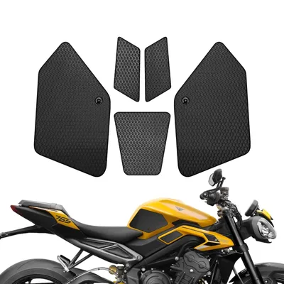 Motorcycle Tank Traction Pad Anti Slip Sticker Gas Knee Grip Protector For Triumph Moto2 Street