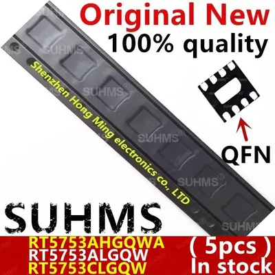 (5piece) 100% New RT5753AHGQWA RT5753AHGQW RT5753A 5KL 5K* RT5753ALGQW RT5753AL 51A 51* RT5753CLGQW