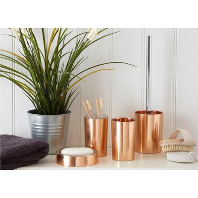 Stainless Steel Toilet Brush in Rose Gold