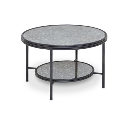 Josephina Smoked Mirror Glass Coffee Table