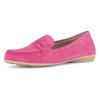 Mokassin GABOR, Damen, Gr. 38, pink, Ziegenveloursleder, unifarben, klassisch, Schuhe, Slipper, Bequemschuh, Flats mit Best Fitting-Ausstattung