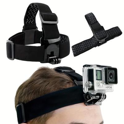 TEMU Head Strap Mount For Dji Action 4 3 Go3 12 11 10 Yi 4k Sports Camera Accessories