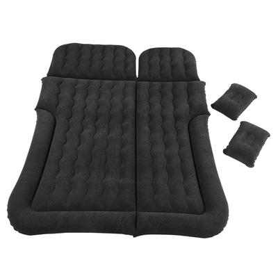 TEMU 2-in-1 Multifunction Inflatable Travel Mattress, Pvc Flocking Soft Sleeping Cushion For Car Suv