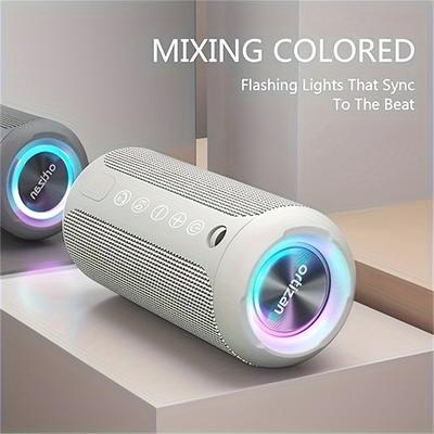 TEMU Ortizan Portable Speakers, Wireless Speaker With 24w Loud , , Waterproof Wireless Speaker With Wireless 5.3, Rgb Lights, Dual Pairing, 30h For Home, Outdoor, Party