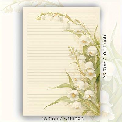 TEMU B5 Of Lined , 1/25/50 , , Personalized , Aesthetic, - For , Journaling, And Use, -, Tear-off, Non-adhesive, For And