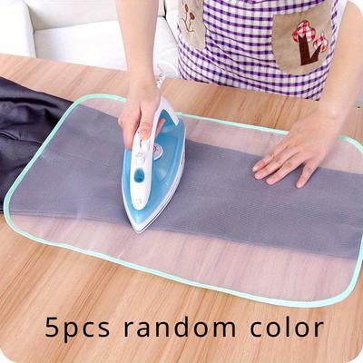 TEMU 5pcs 60*40cm Ironing Board Ironing Cloth Guard Garment Clothes Home Accessories Random Color