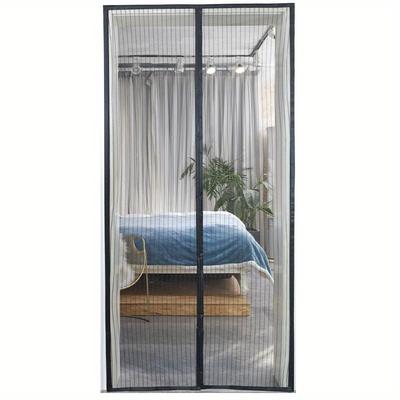 TEMU Heavy-duty Magnetic Screen Door, Self-sealing, Hands-, Pet & Friendly, Nylon Mesh, With Insect Protection For Room Styles