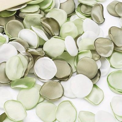 TEMU Elegant Silk Rose Petals For Wedding Decor - 180/360pcs, Assorted Colors (lavender, Sage Green & ) - Bridal Showers, Romantic Aisle Runners, Table Centerpieces & Party Supplies