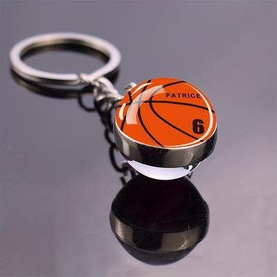 TEMU 1pc Personalized Keychain - & , Zinc Alloy, Double Pendant, Keyring, Commemorative For