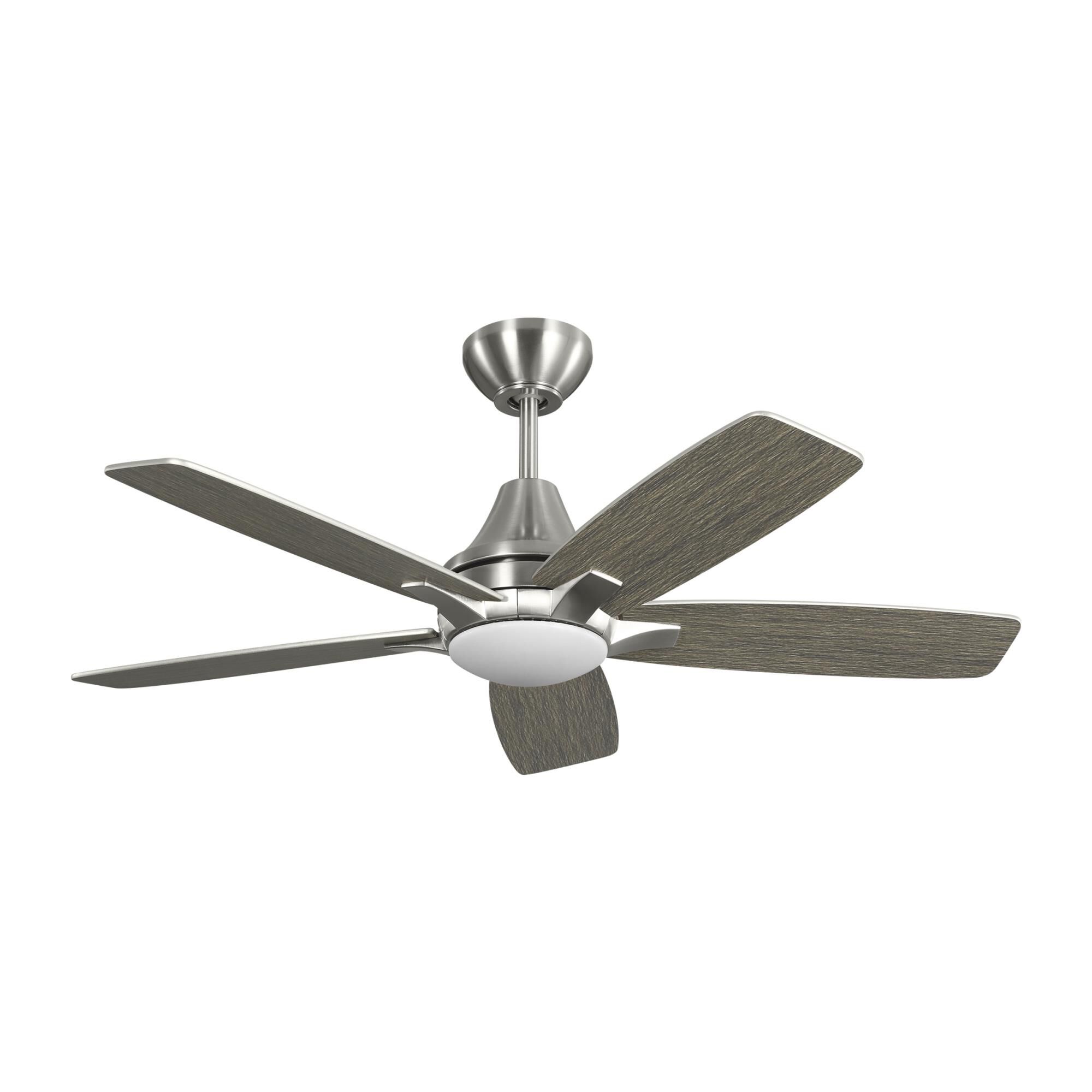 Generation Lighting Lowden 44 Inch Ceiling Fan with Light Kit - 5LWDR44BSLGD