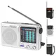 Radio portatile tascabile AM FM Stereo SW/AM/FM batteria altoparlante Radio digitale Antenna Radio