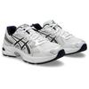 Sneaker ASICS SPORTSTYLE "GEL-1130 GS", Gr. 39,5, weiß (weiß, midnight), Textil, Synthetik, mehrfarbig, sportlich, Schuhe